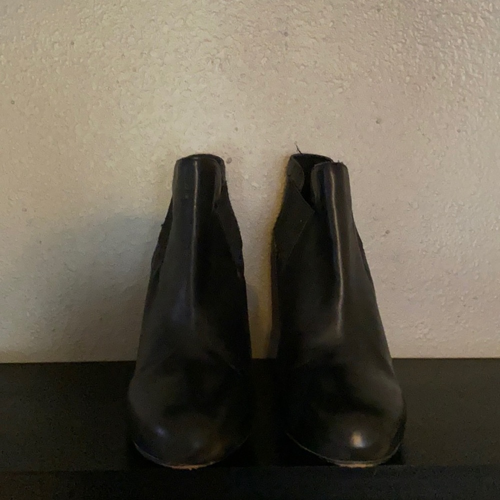 Vince Camuto Leather Heeled Booties